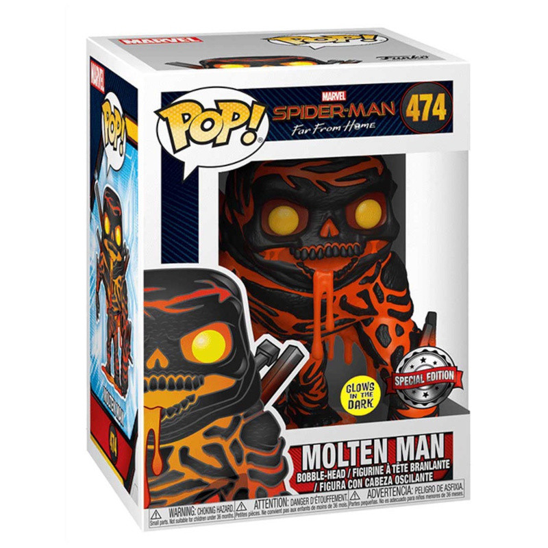 POP Vinyl: Spiderman Molten Man 474 Special Edition