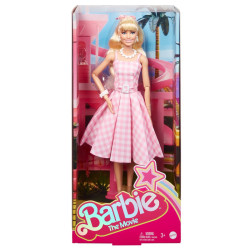 Barbie: The Movie Doll in Pink Gingham Dress