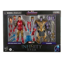 Marvel Legends Infinity Saga Avengers Endgame Iron Man 85 vs. Thanos 6-Inch Action Figures