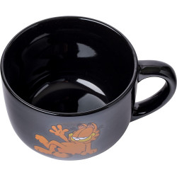 Garfield 24 oz. Ceramic Soup Mug with Vented Lid